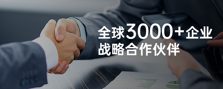 全球3000+企业战略合作伙伴