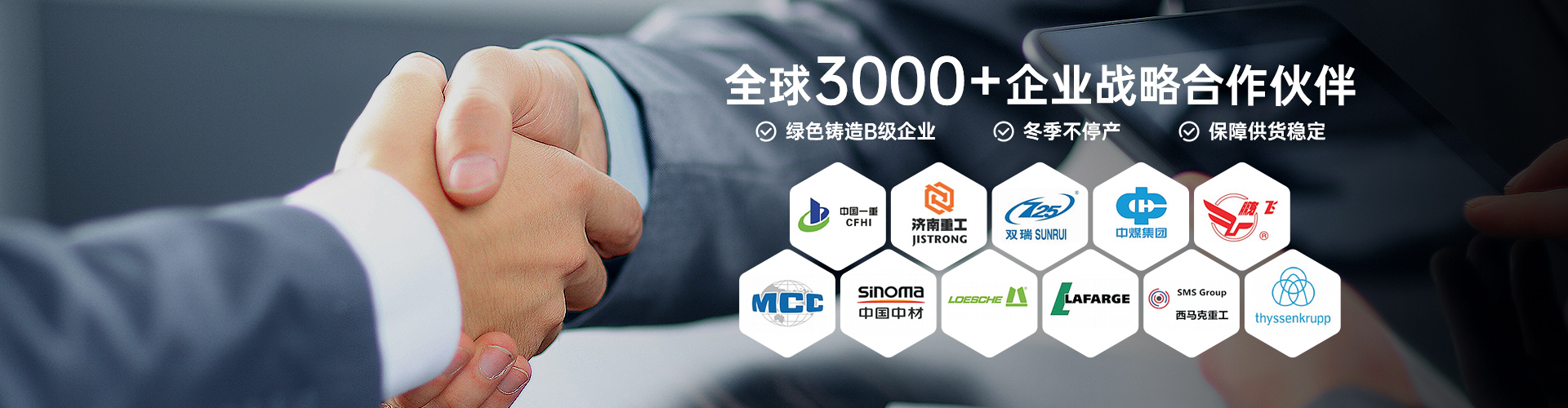 全球3000+企业战略合作伙伴